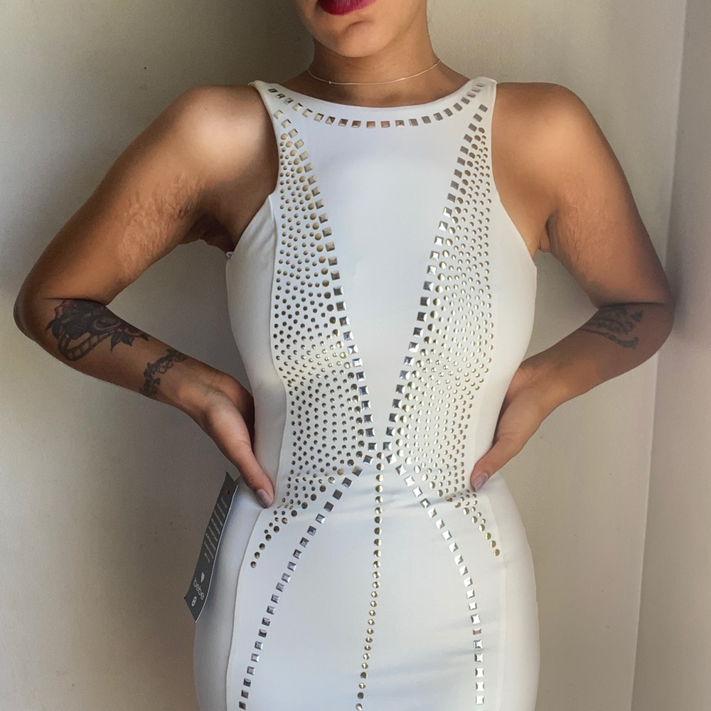 🌈SALE NWT Bebe Studed Dress